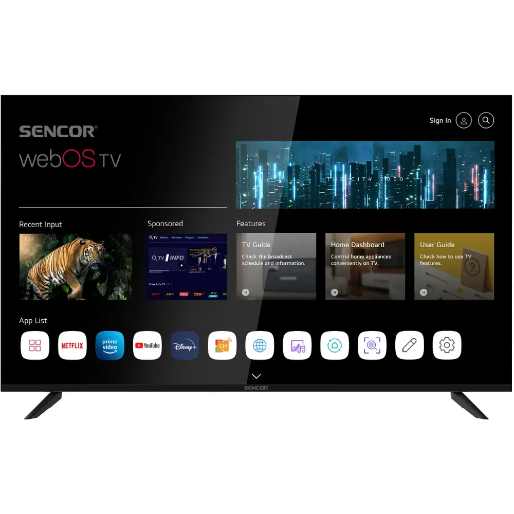 Televize Sencor SLE55US804B