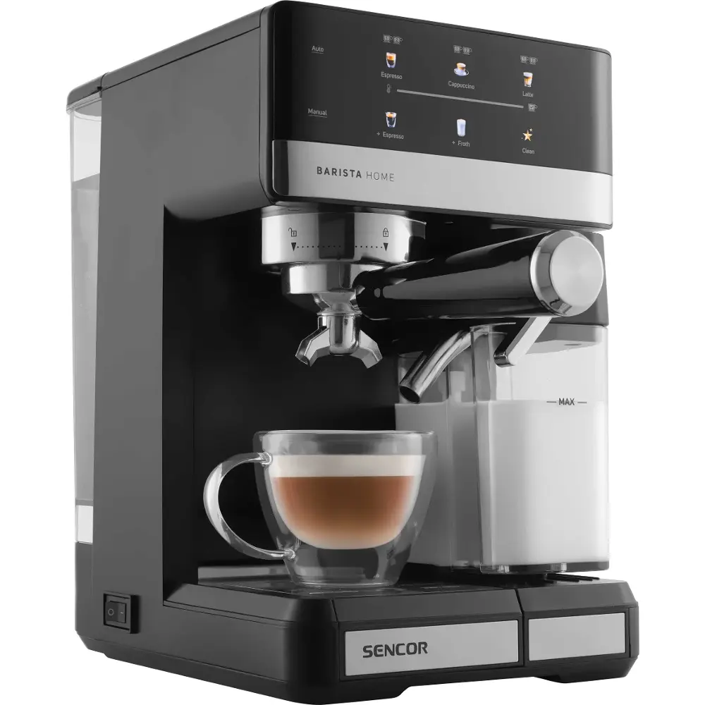 Pákový espresso kávovar Sencor SES 4060BK