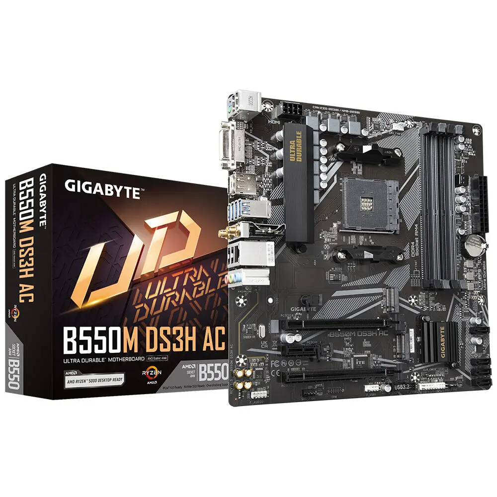 GIGABYTE B550M DS3H – základní deska AMD AM4