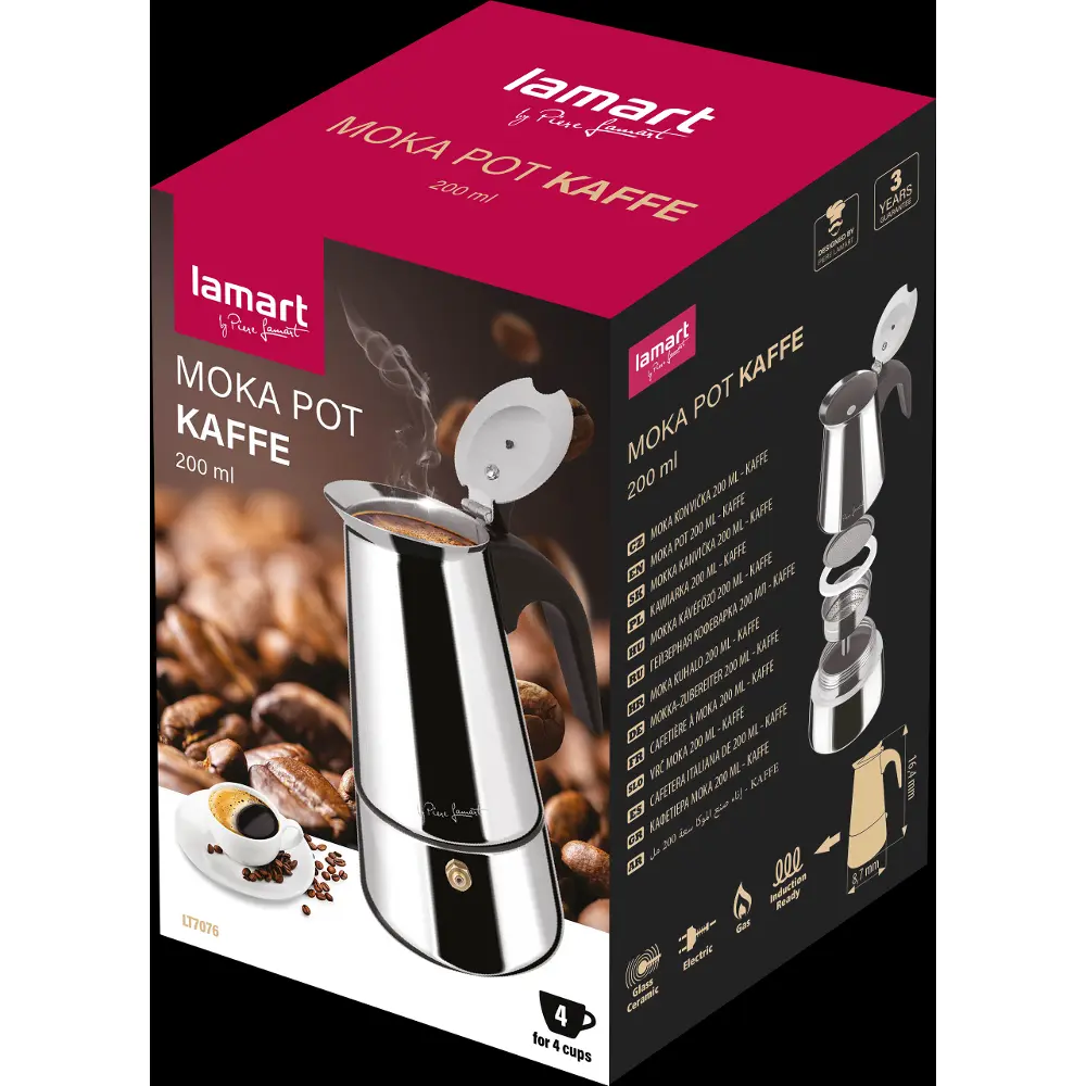 Lamart LT7076 Kaffe 0,2 l Moka konvička