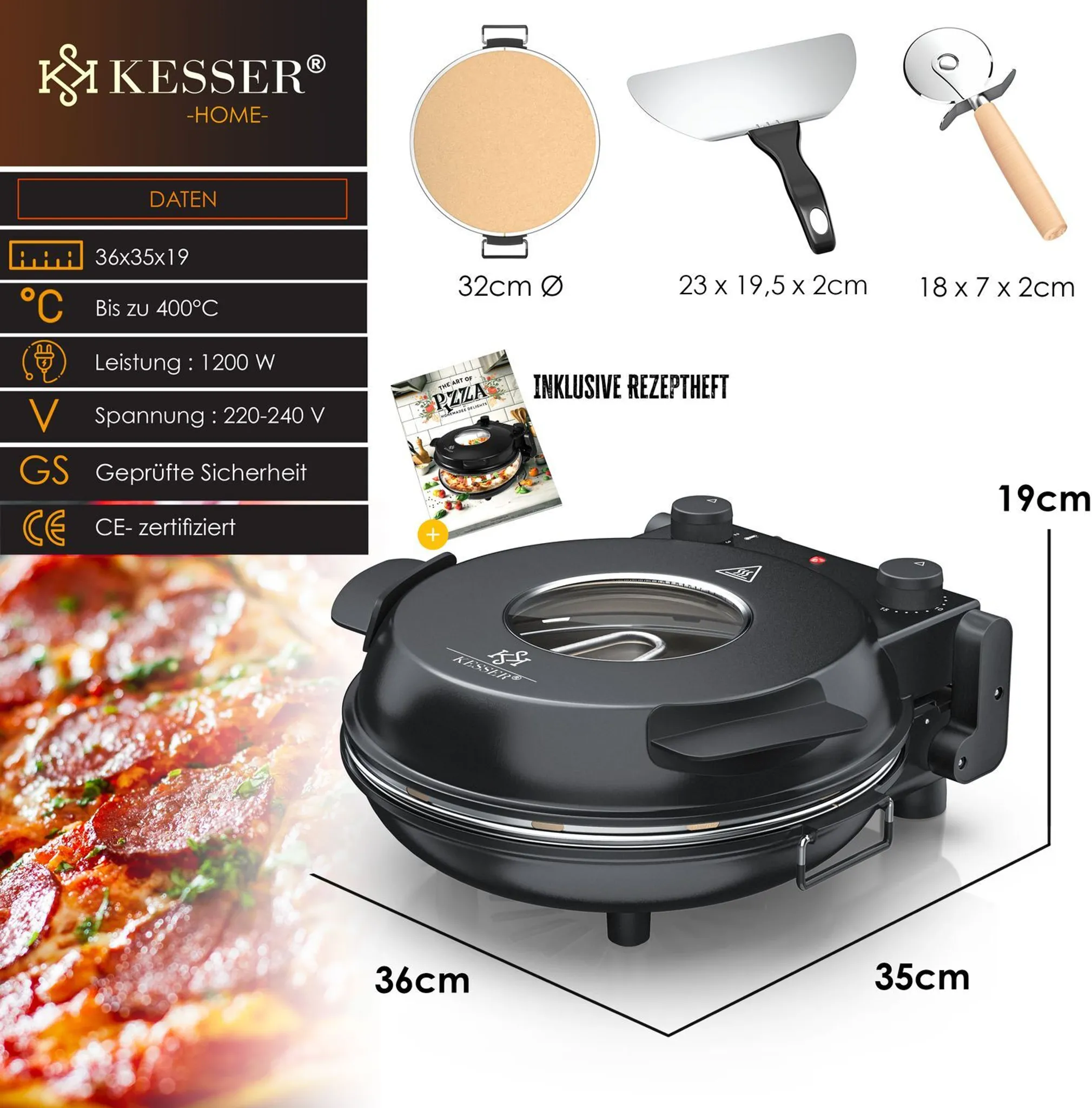 KESSER® Pizza-Ofen 