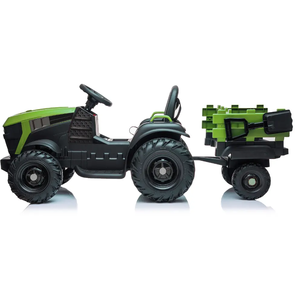 Dětský elektrický traktor Buddy Toys BEC 8211 FARM s vozíkem
