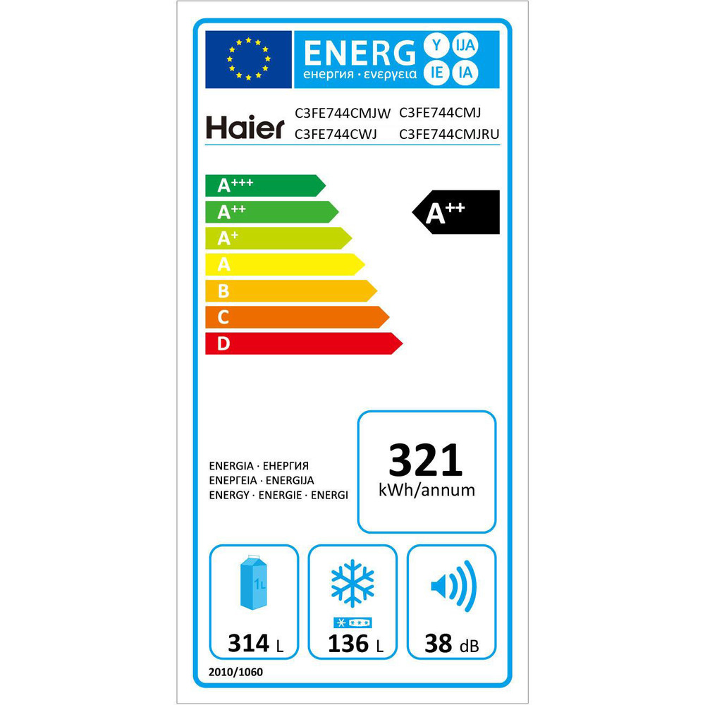 HAIER C3FE744CMJW
