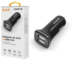 ALIGATOR NABÍJEČKA AUTO 2XUSB ,4A