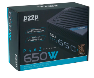 AZZA PSAZ-650WARGB – počítačový zdroj 650 W ARGB